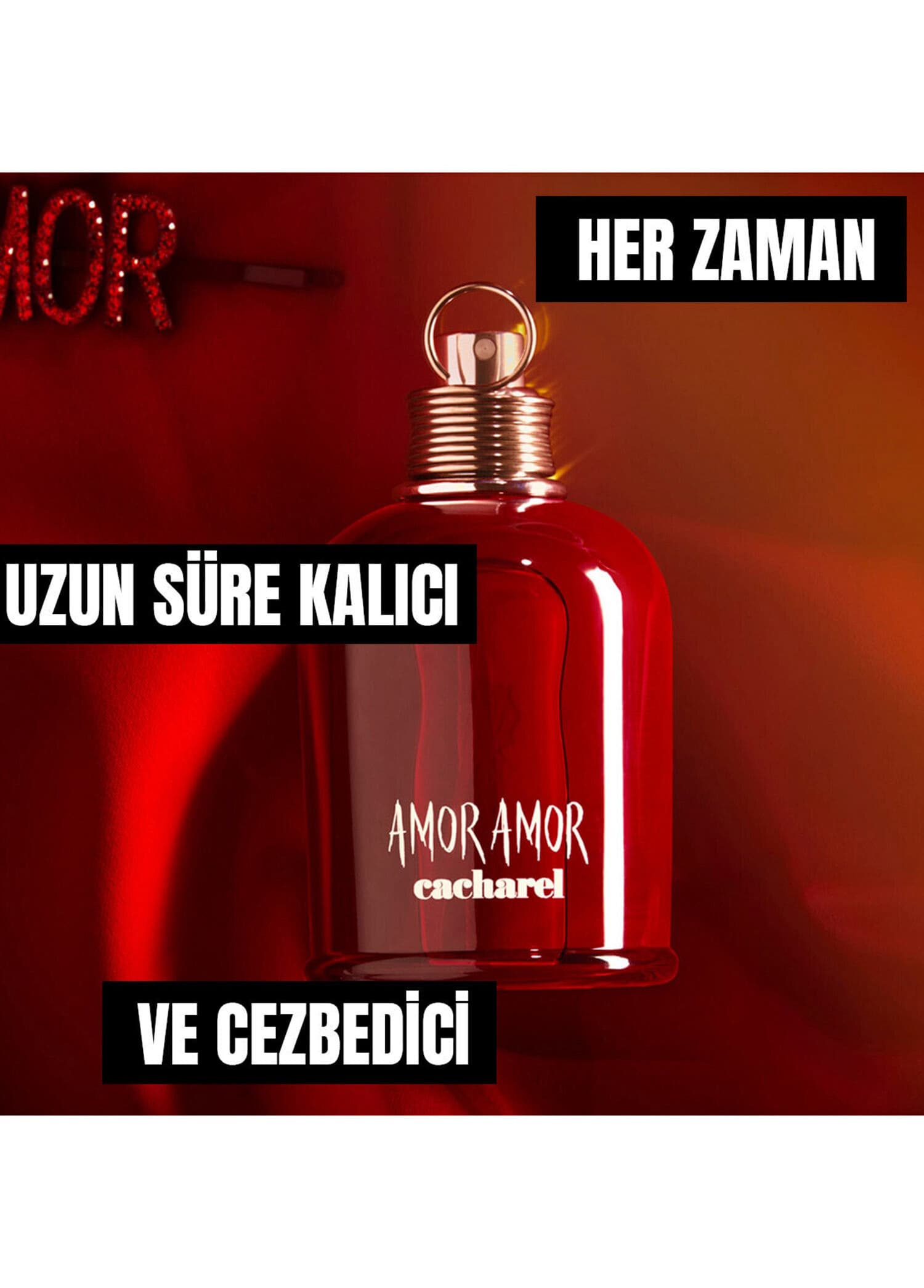 Cacharel Amor Amor Edt 100ml Bayan Tester Parfüm görsel 5, 5/5